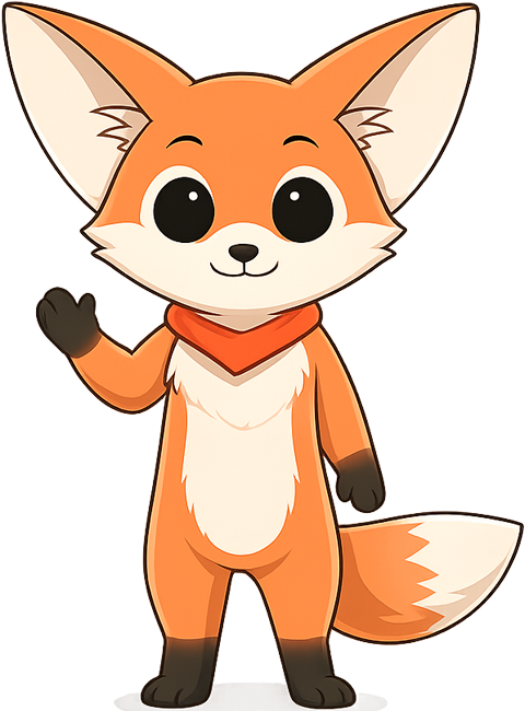 Mishok, der Fennek — Maskottchen von Food Scout